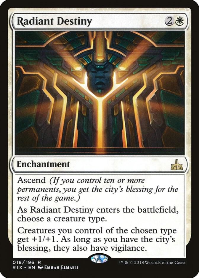Radiant Destiny (18) [Rivals of Ixalan]