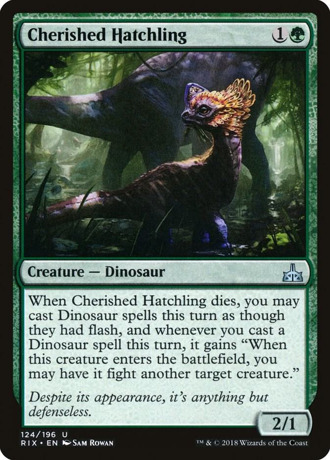 Cherished Hatchling (124) [Rivals of Ixalan]