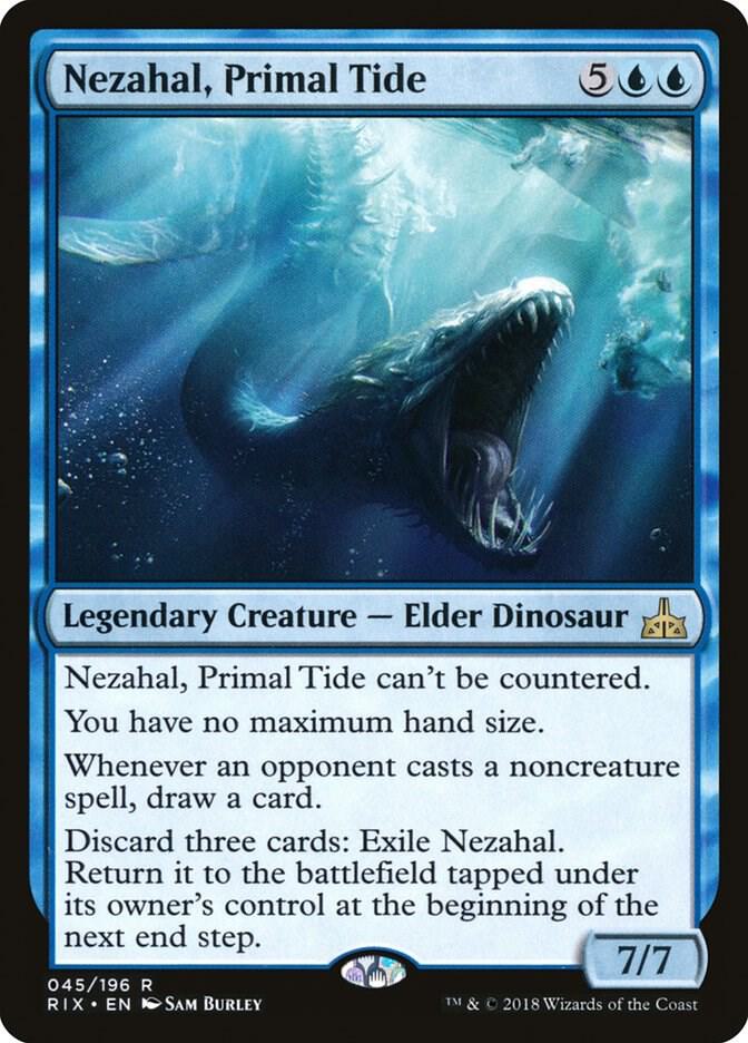 Nezahal, Primal Tide (45) [Rivals of Ixalan]