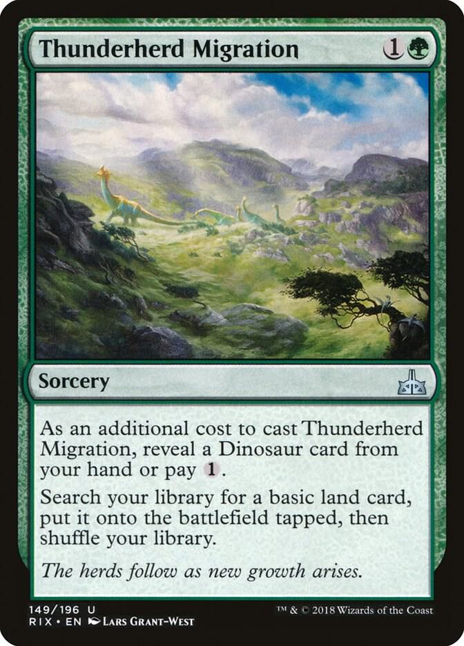 Thunderherd Migration (149) [Rivals of Ixalan]