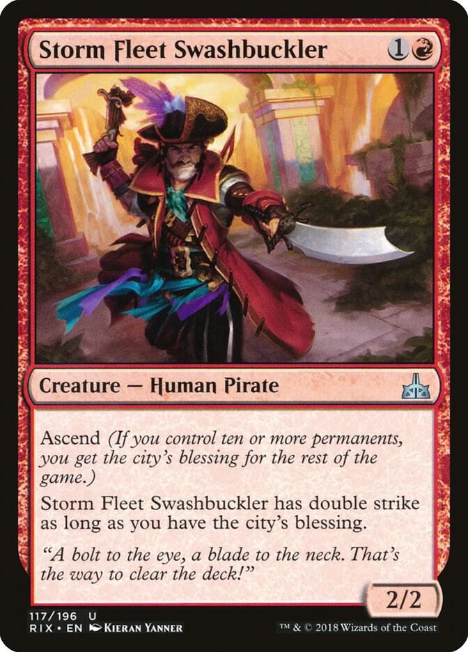Storm Fleet Swashbuckler (117) [Rivals of Ixalan]