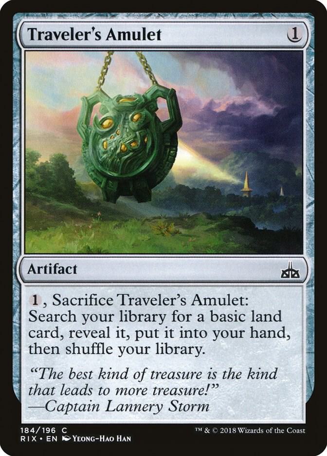 Traveler's Amulet (184) [Rivals of Ixalan]