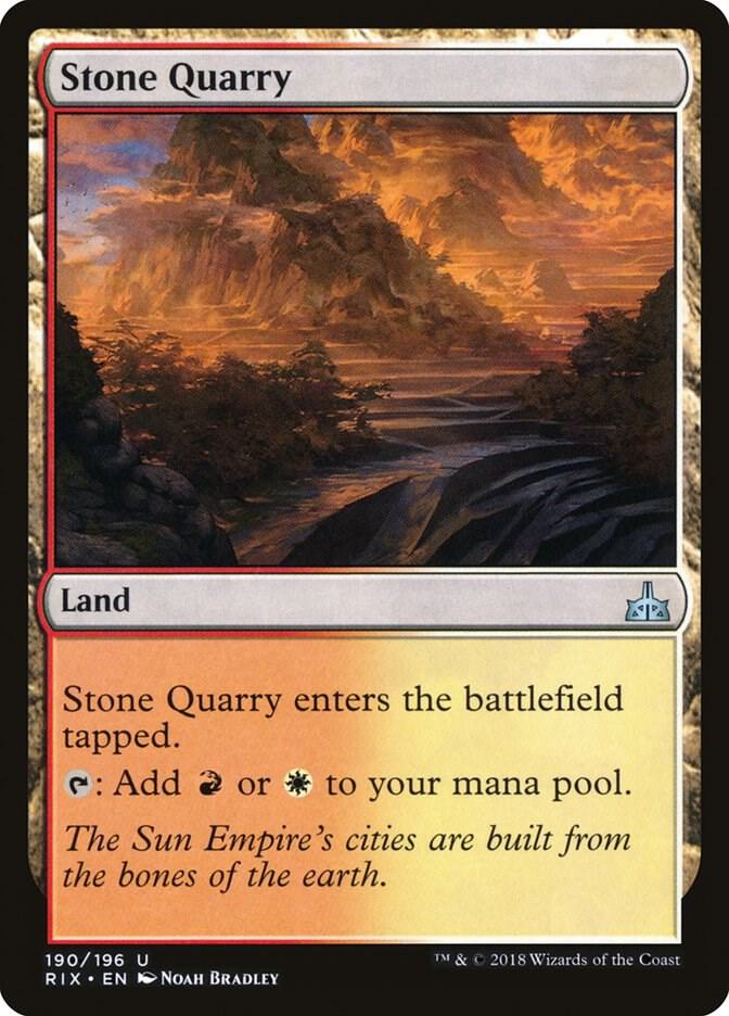 Stone Quarry (190) [Rivals of Ixalan]