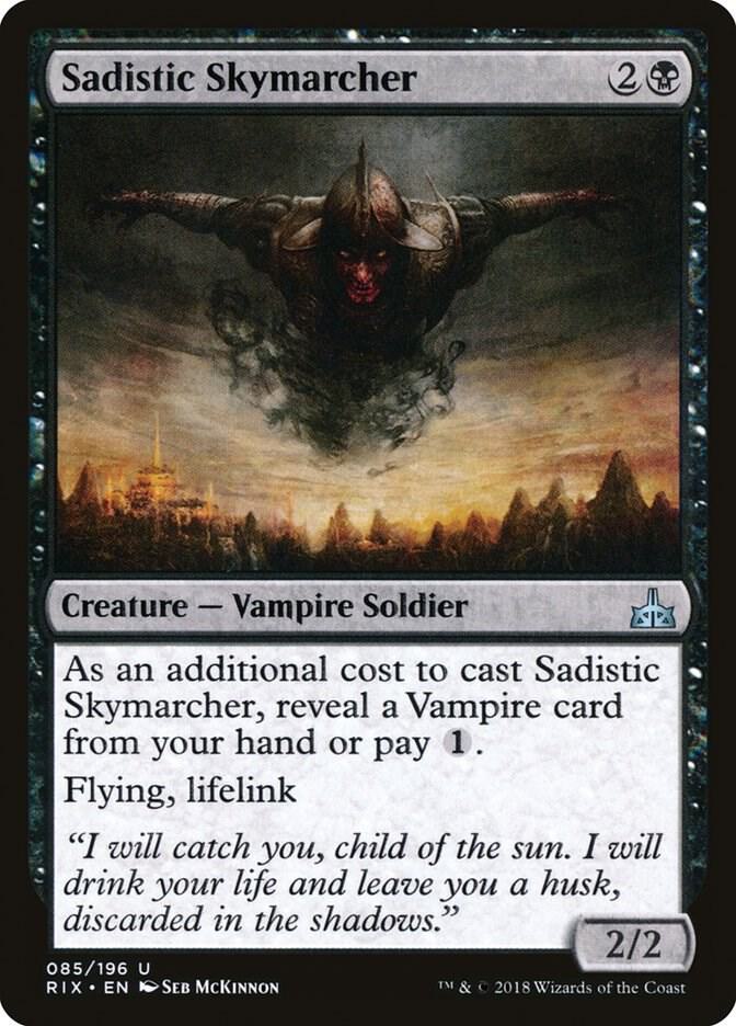 Sadistic Skymarcher (85) [Rivals of Ixalan]