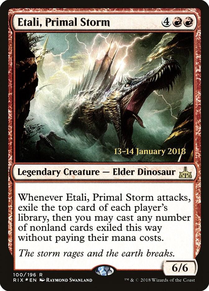 Etali, Primal Storm (RIX) (100) [Prerelease Cards]
