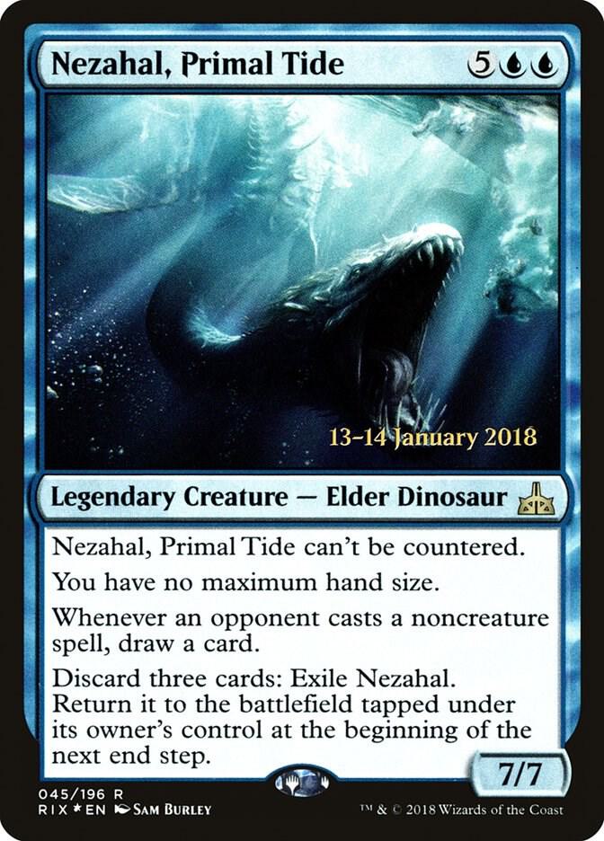 Nezahal, Primal Tide (45) [Prerelease Cards]