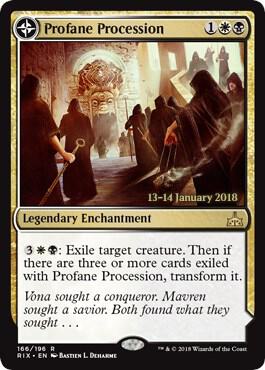 Profane Procession (166) [Prerelease Cards]