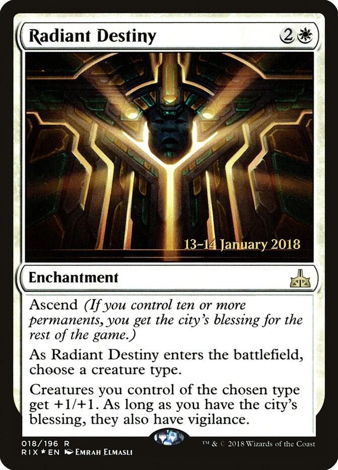 Radiant Destiny (18) [Prerelease Cards]