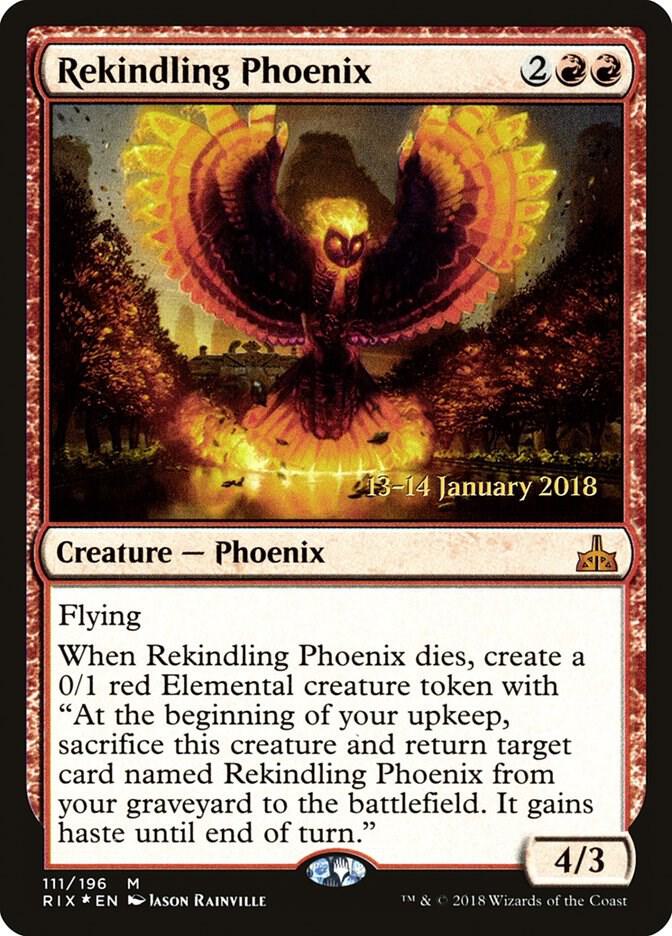 Rekindling Phoenix (111) [Prerelease Cards]