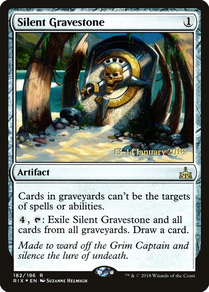 Silent Gravestone (182) [Prerelease Cards]