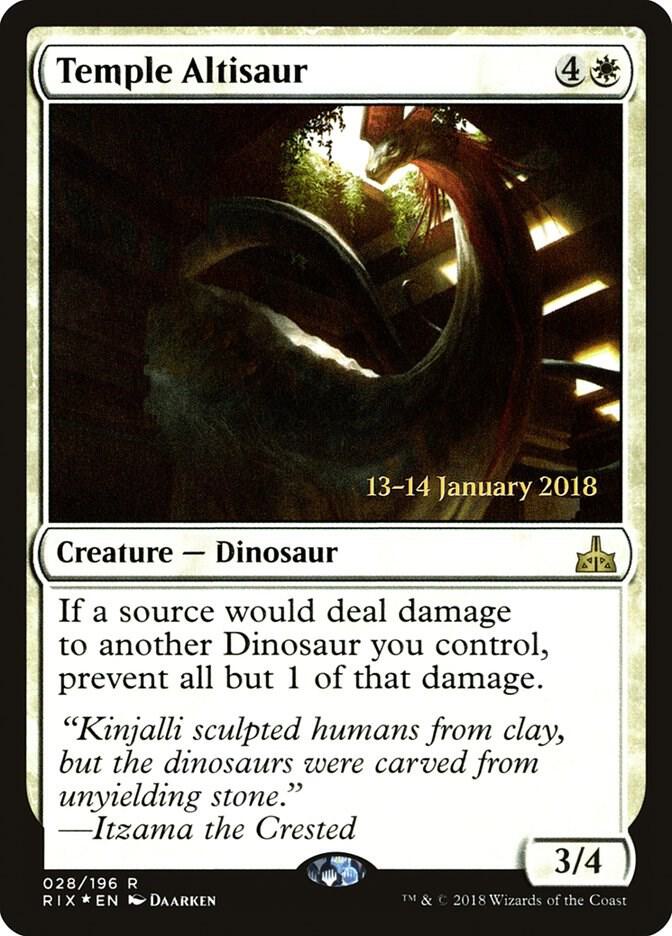 Temple Altisaur (28) [Prerelease Cards]