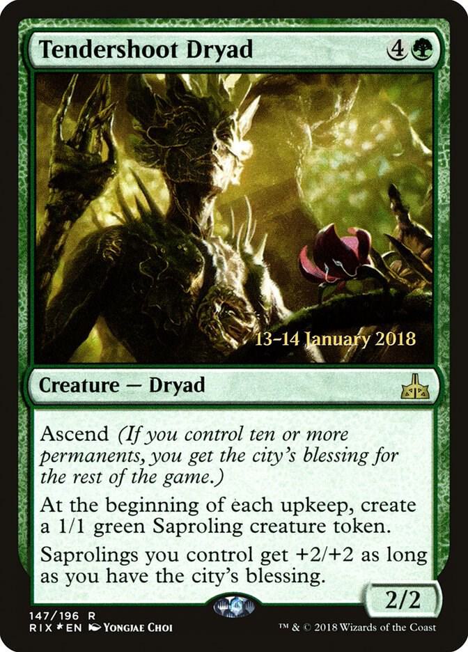 Tendershoot Dryad (147) [Prerelease Cards]