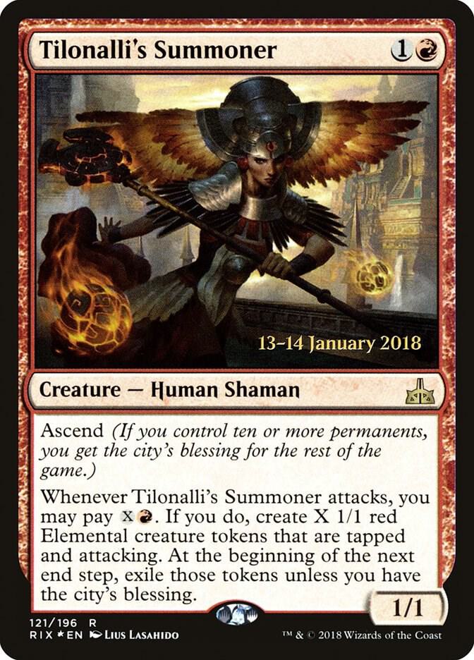 Tilonalli's Summoner (121) [Prerelease Cards]
