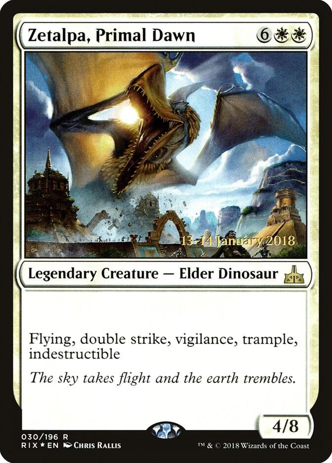 Zetalpa, Primal Dawn (30) [Prerelease Cards]
