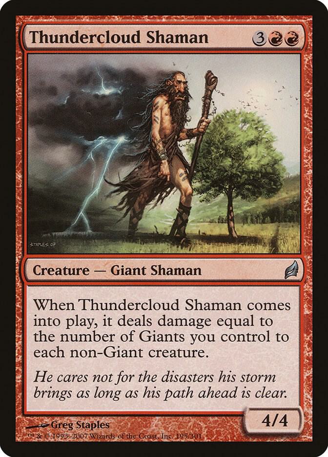 Thundercloud Shaman (195) [Lorwyn]