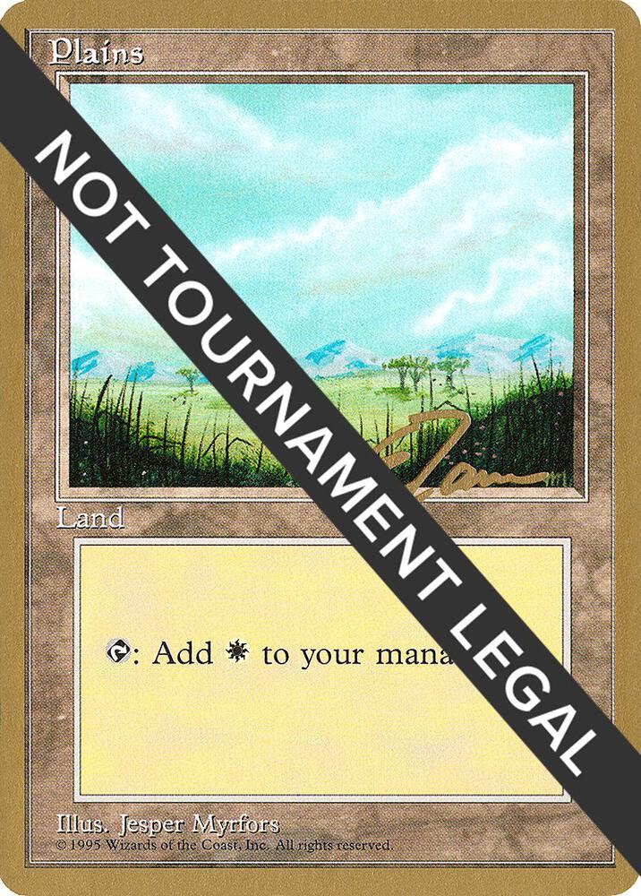Plains (B) - 1996 Eric Tam (4ED) [World Championship Decks]