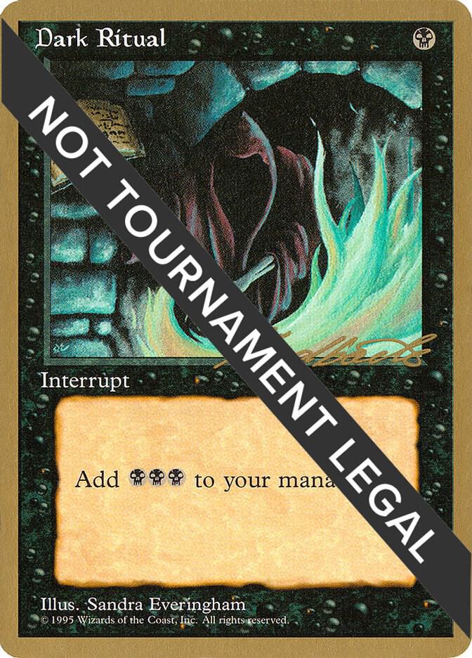 Dark Ritual - 1996 Leon Lindback (4ED) [World Championship Decks]