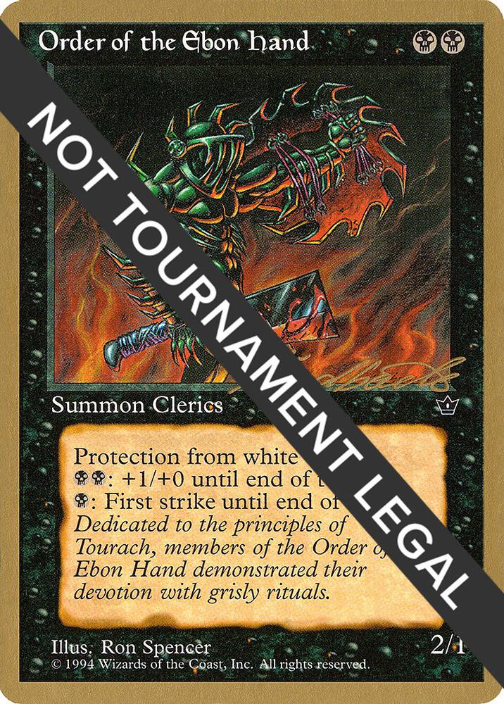 Order of the Ebon Hand (Spencer) - 1996 Leon Lindback (FEM) [World Championship Decks]