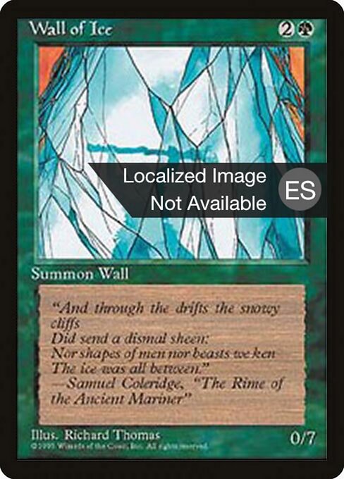 Wall of Ice (283) [Fourth Edition Foreign Black Border]
