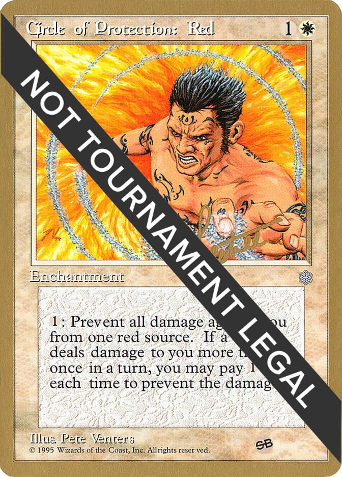 Circle of Protection: Red - 1996 Shawn "Hammer" Regnier (ICE) (SB) [World Championship Decks]
