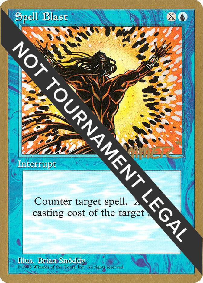 Spell Blast - 1996 Shawn "Hammer" Regnier (4ED) [World Championship Decks]