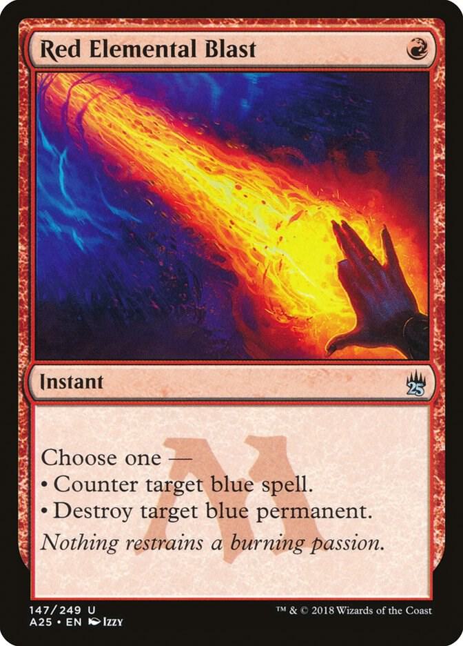 Red Elemental Blast (147) [Masters 25]