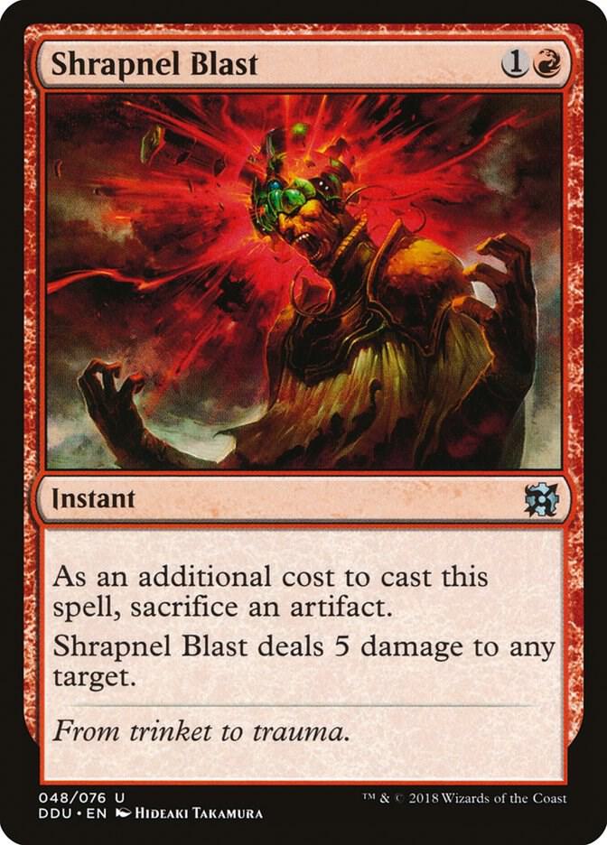 Shrapnel Blast (48) [Duel Decks: Elves vs. Inventors]