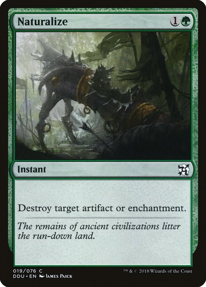 Naturalize (19) [Duel Decks: Elves vs. Inventors]