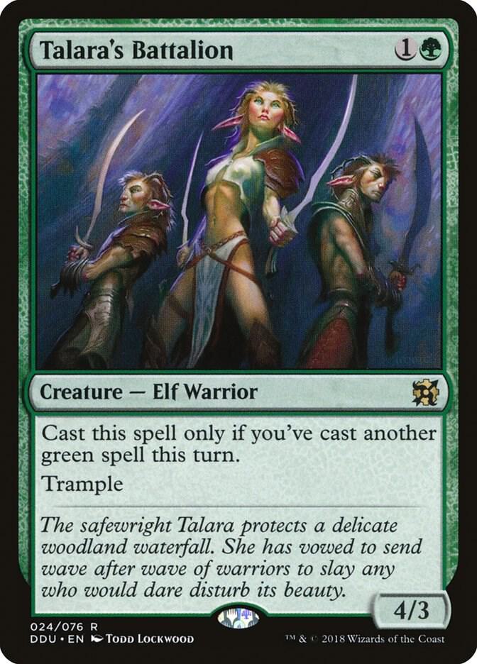 Talara's Battalion (24) [Duel Decks: Elves vs. Inventors]