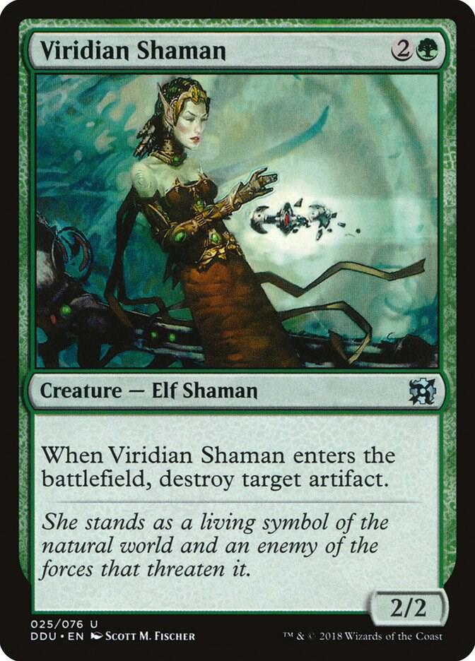 Viridian Shaman (25) [Duel Decks: Elves vs. Inventors]