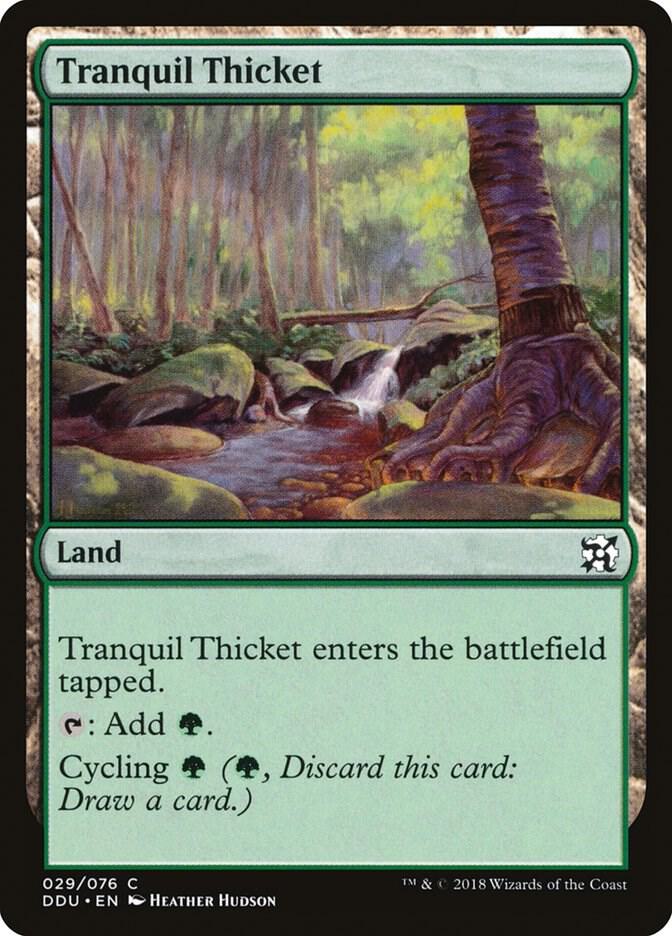 Tranquil Thicket (29) [Duel Decks: Elves vs. Inventors]