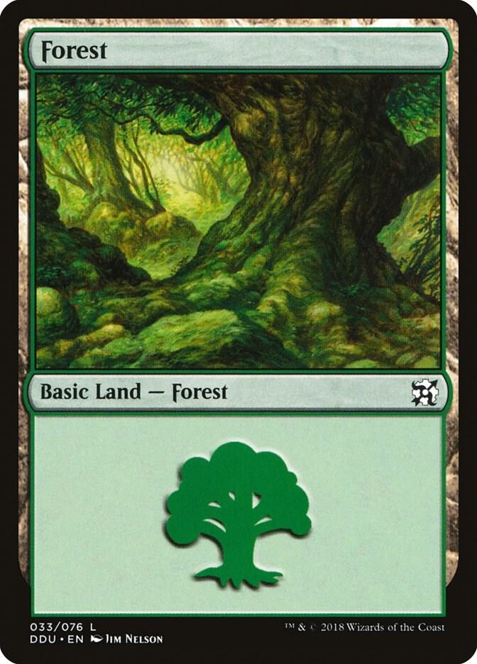 Forest (033) [Duel Decks: Elves vs. Inventors]