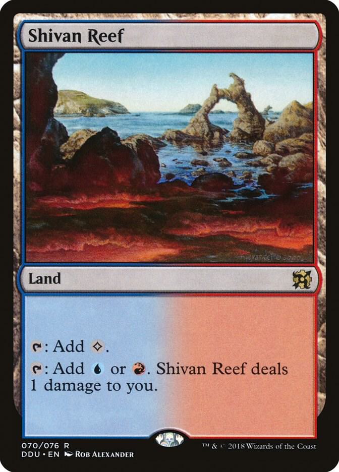 Shivan Reef (70) [Duel Decks: Elves vs. Inventors]