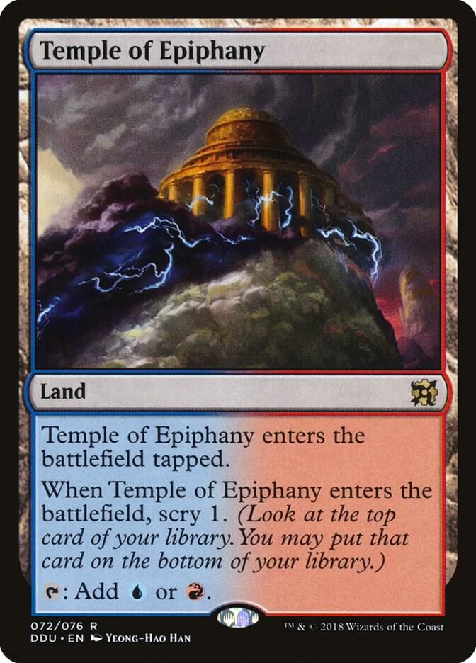 Temple of Epiphany (72) [Duel Decks: Elves vs. Inventors]