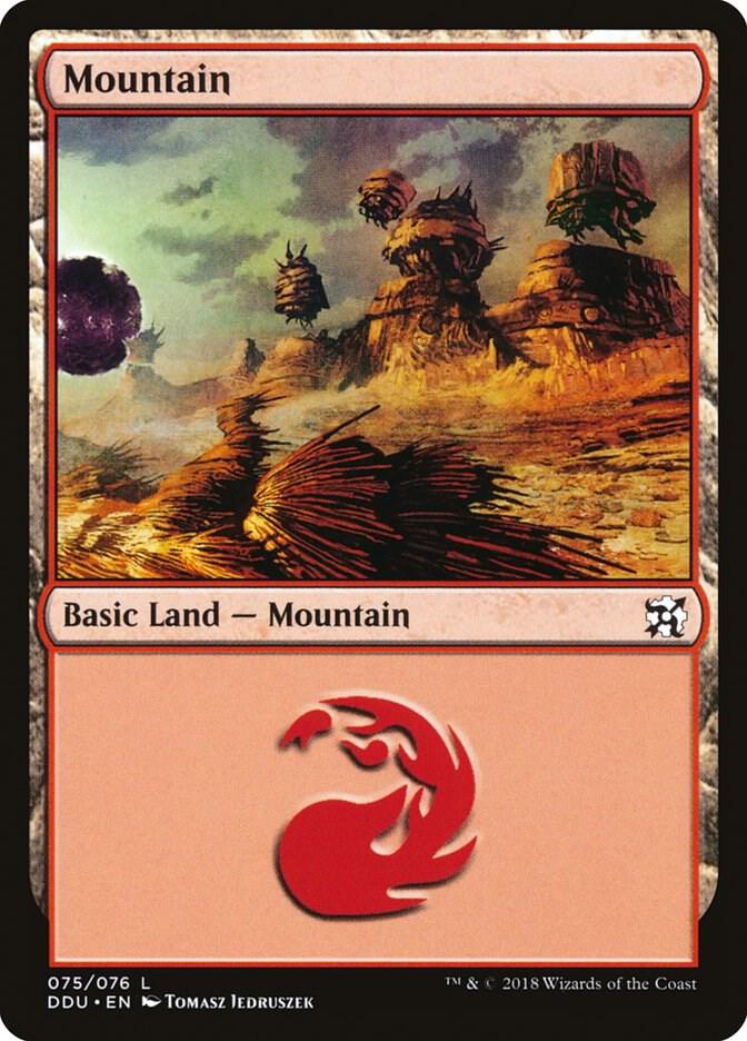 Mountain (075) [Duel Decks: Elves vs. Inventors]