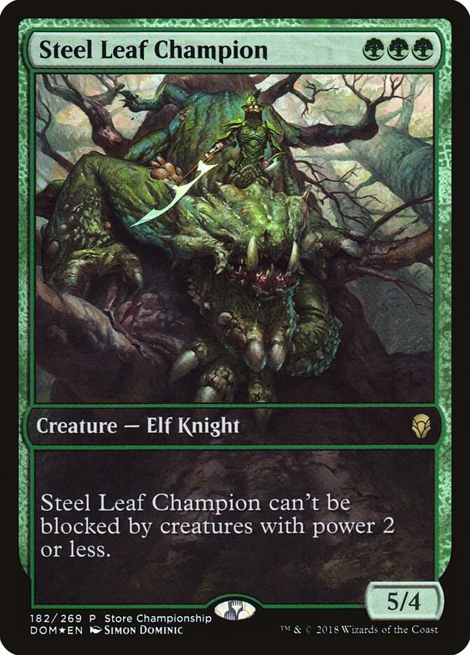 Steel Leaf Champion (182) [Game Day Promos]