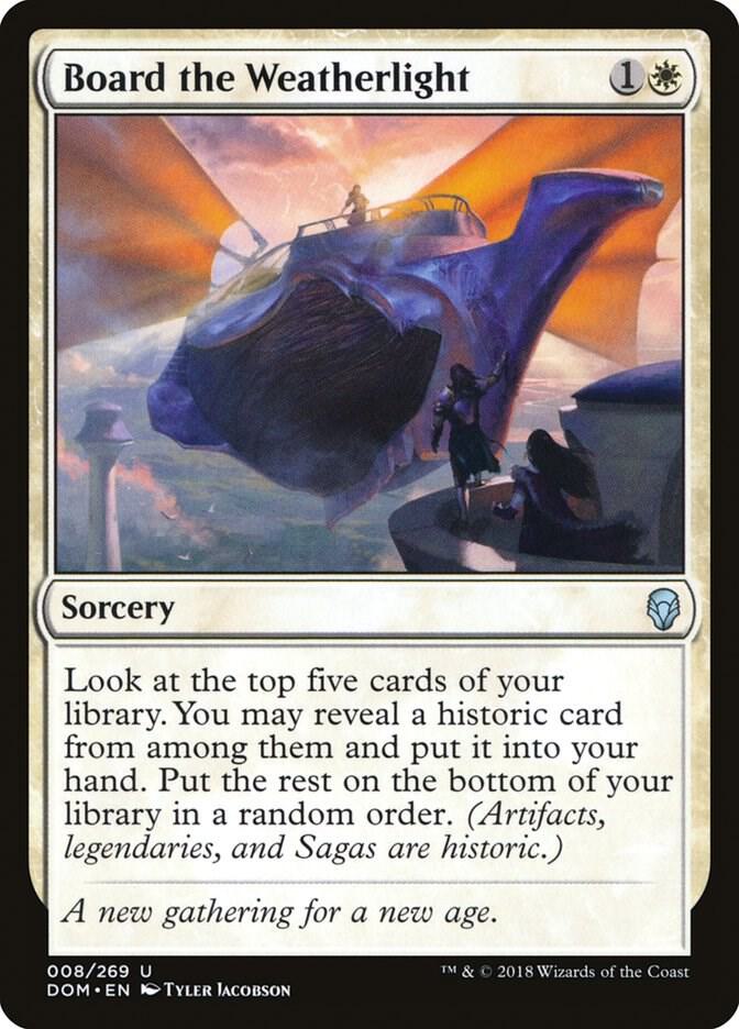 Board the Weatherlight (8) [Dominaria]