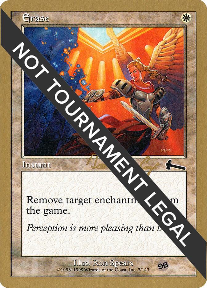 Erase - 2000 Tom van de Logt (6ED) (SB) [World Championship Decks]