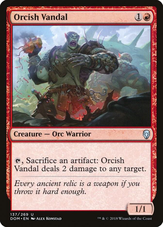 Orcish Vandal (137) [Dominaria]