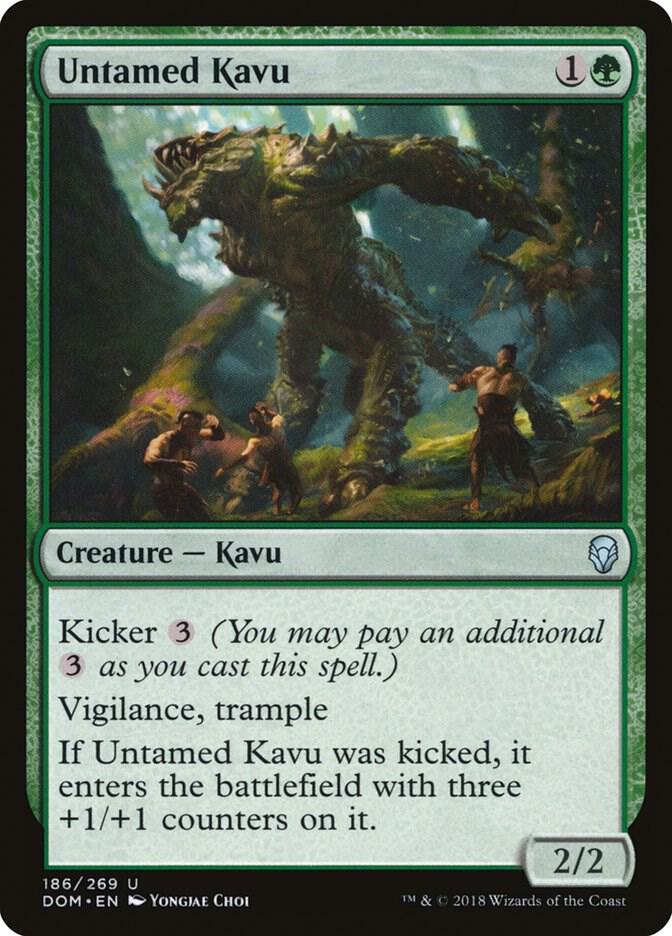 Untamed Kavu (186) [Dominaria]