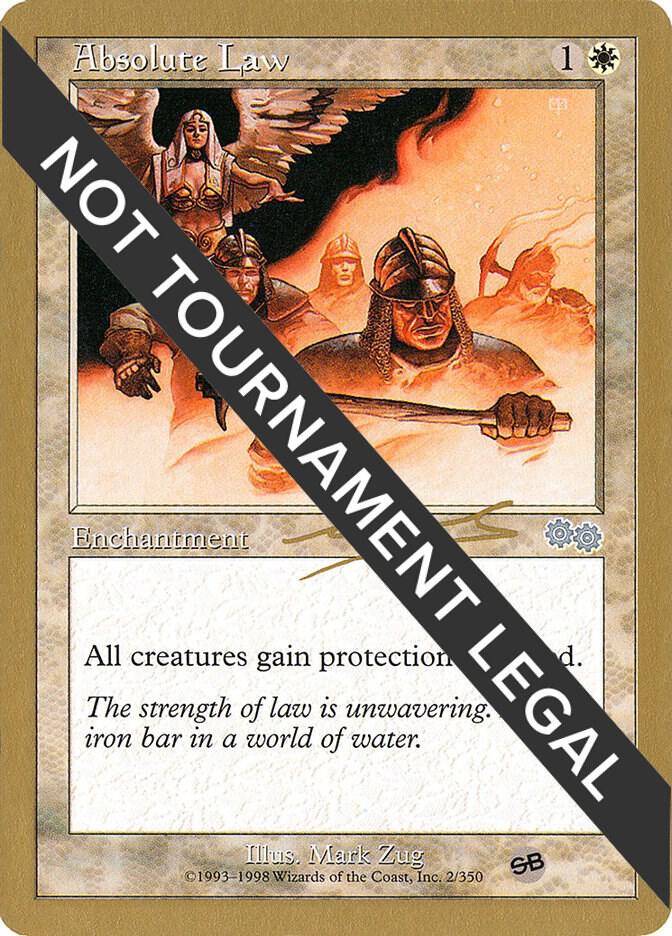 Absolute Law - 2000 Nicolas Labarre (USG) (SB) [World Championship Decks]