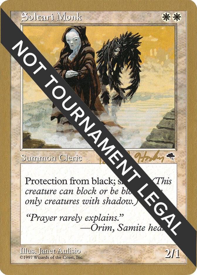 Soltari Monk - 1998 Brian Hacker (TMP) [World Championship Decks]