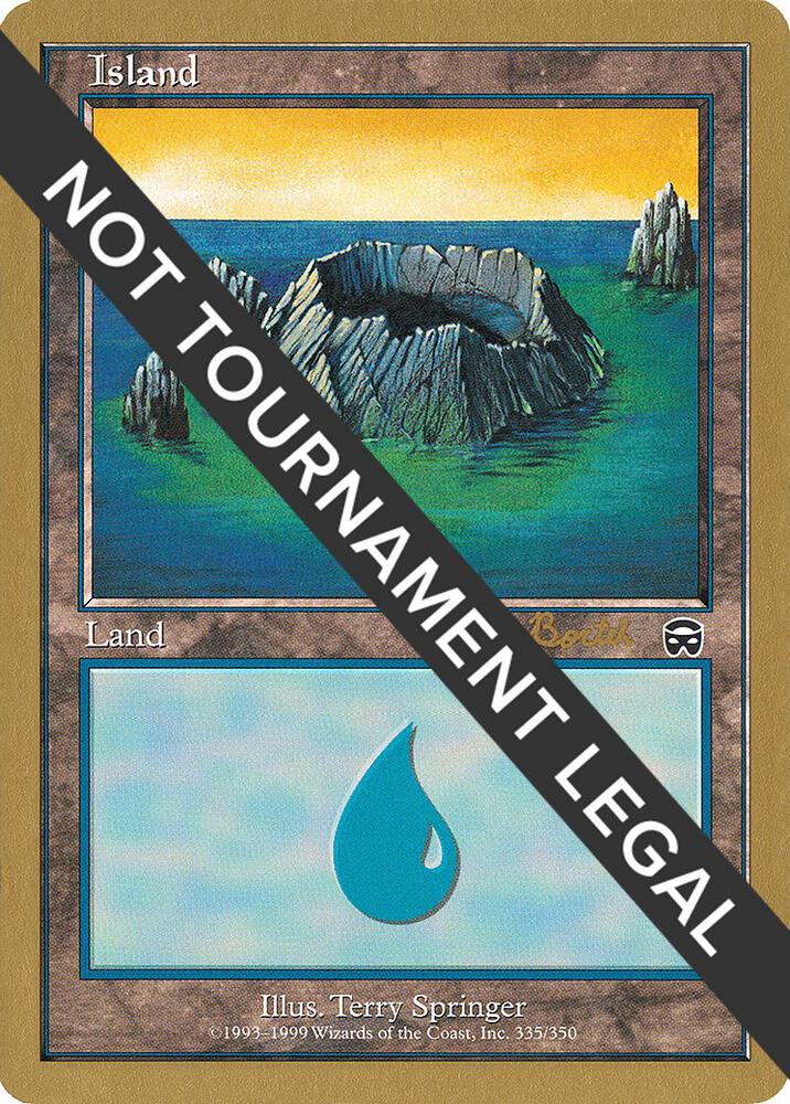 Island (335) - 2001 Alex Borteh (MMQ) [World Championship Decks]