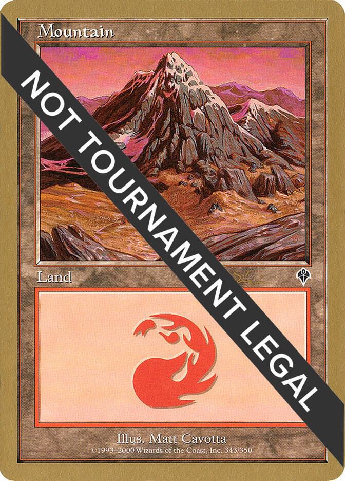 Mountain (343) - 2001 Jan Tomcani (INV) [World Championship Decks]
