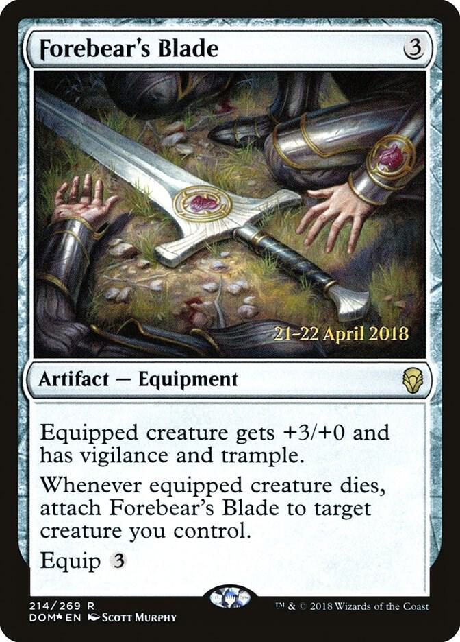 Forebear's Blade (214) [Prerelease Cards]