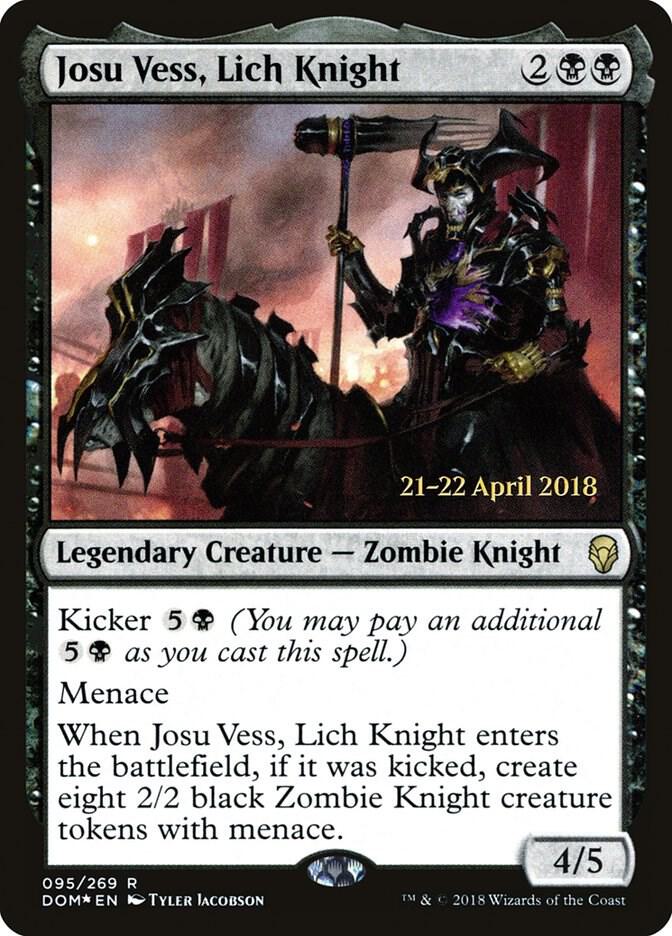 Josu Vess, Lich Knight (95) [Prerelease Cards]