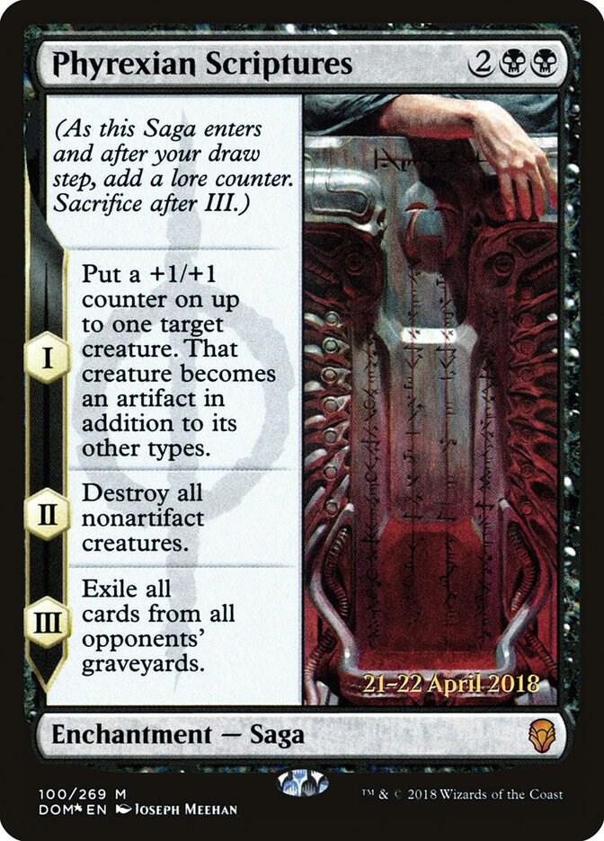 Phyrexian Scriptures (100) [Prerelease Cards]