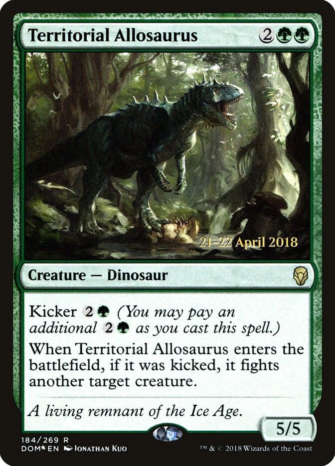 Territorial Allosaurus (184) [Prerelease Cards]