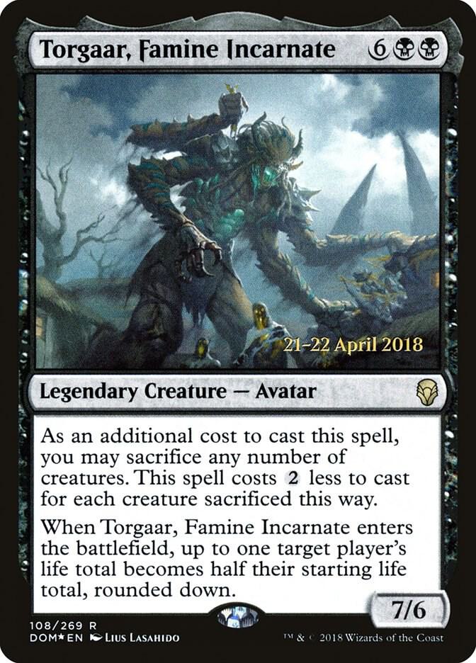 Torgaar, Famine Incarnate (108) [Prerelease Cards]