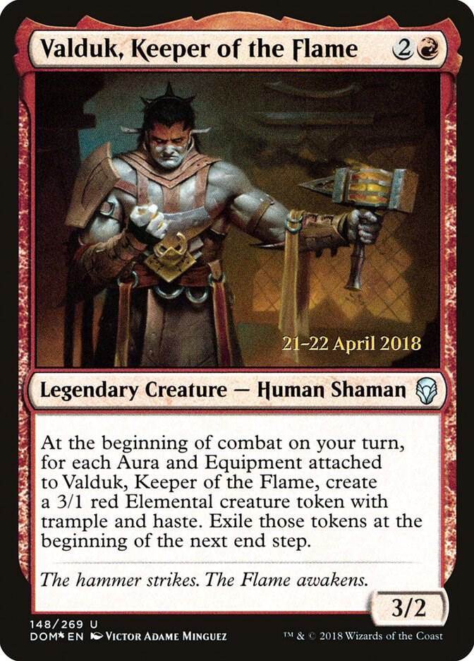 Valduk, Keeper of the Flame (148) [Prerelease Cards]
